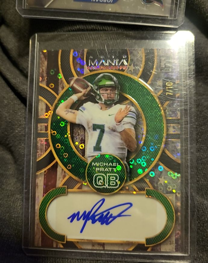 2024 Wild Card Auto Mania #AMAC-MP Michael Pratt — front