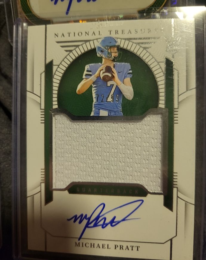 2024 Panini National Treasures Collegiate #51 Michael Pratt — front
