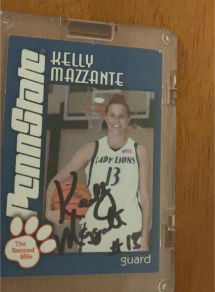 Penn State Kelly Mazzante The Second Mile basketball card — front