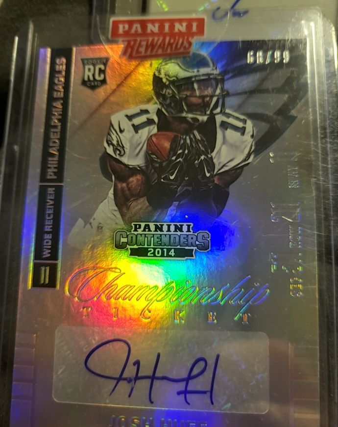 2014 Panini Contenders Championship Ticket #D/99 Josh Huff — front