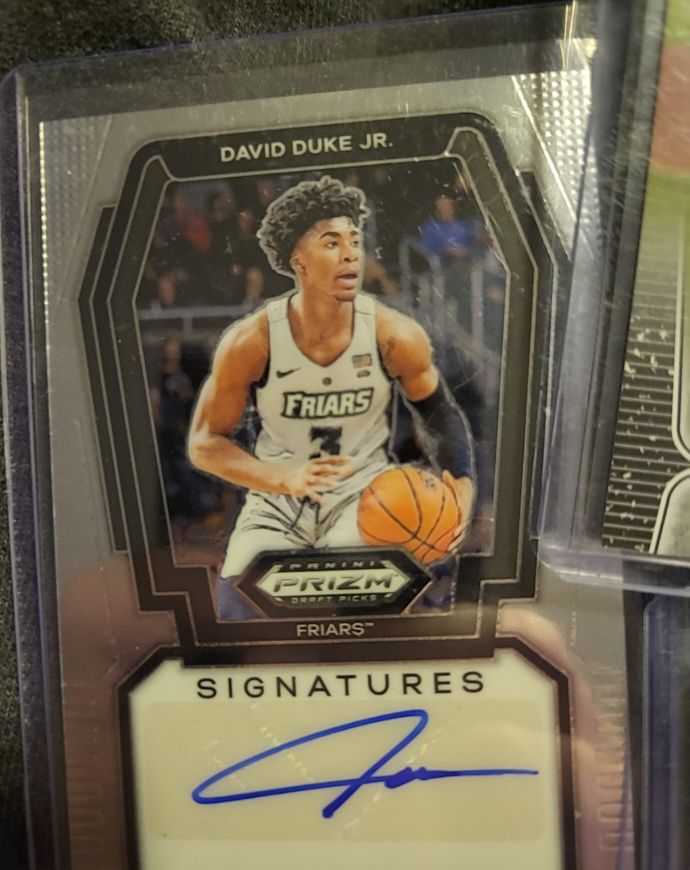 2024 Panini Prizm Draft Picks Signatures #S-DDJ David Duke Jr. — front