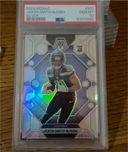 2023 Panini Mosaic #331 Jaxon Smith-Njigba — front