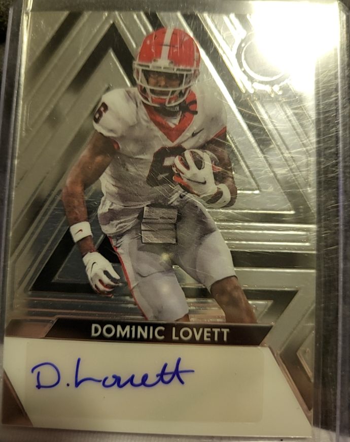 2024 Press Pass Premium #AUTO Dominic Lovett — front