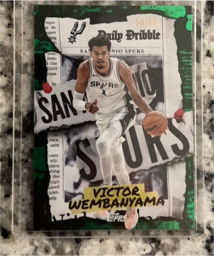 2025-26 Topps Daily Dribble #DD-11 Victor Wembanyama — front