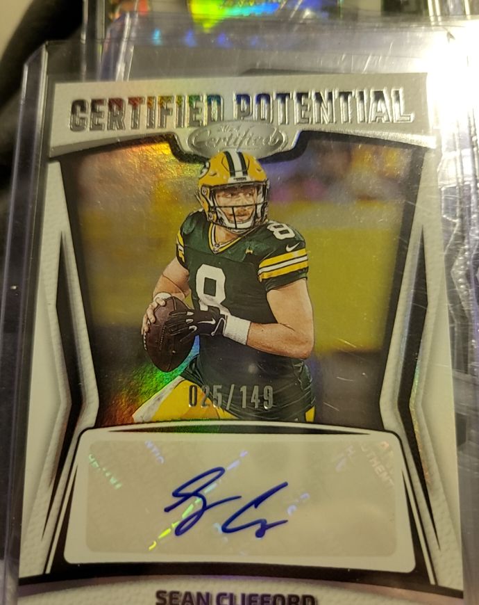 2024 Panini Certified Potential Signatures #CPS-SCD Sean Clifford — front