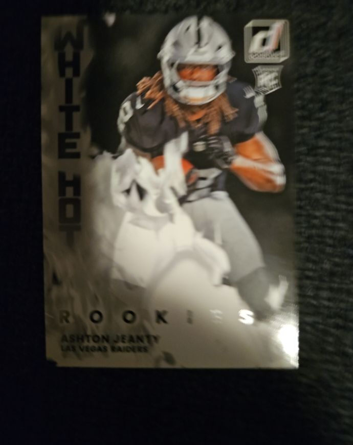 2025 Donruss White Hot Rookies #WHR-ASJ Ashton Jeanty — front