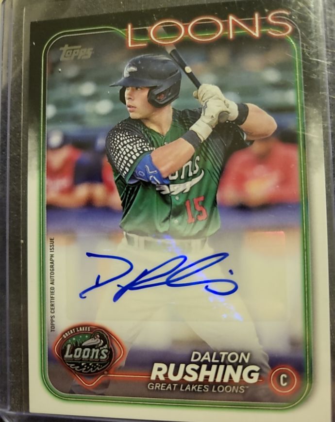 2024 Topps Pro Debut #PD-176 Dalton Rushing — front