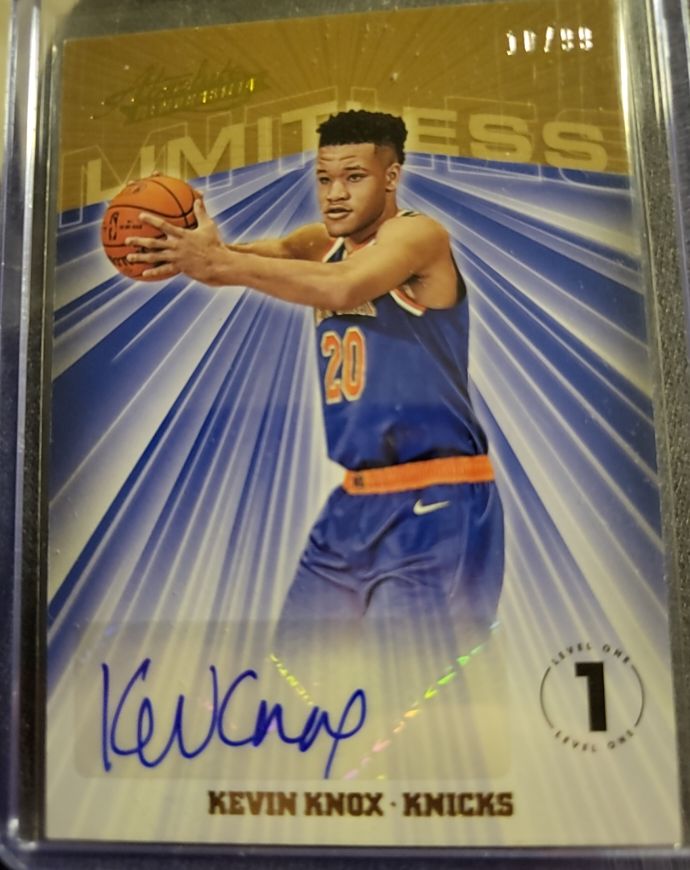 2018-19 Panini Absolute Limitless Signature #36/99 Kevin Knox — front