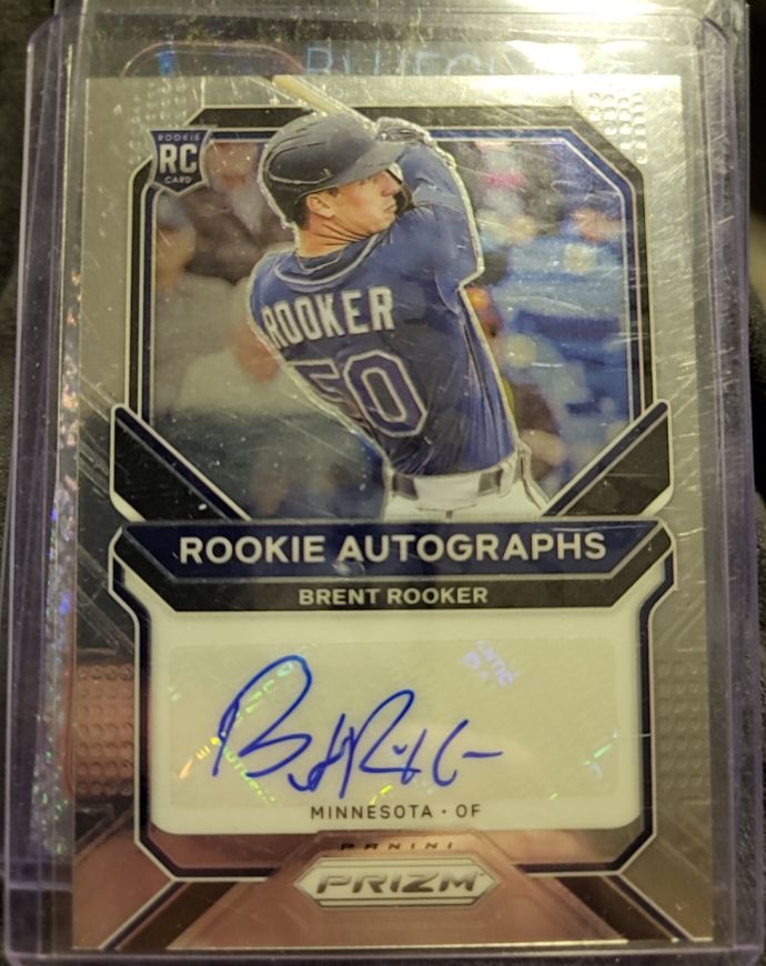 2021 Panini Prizm Rookie Autographs #RA-BR Brent Rooker — front
