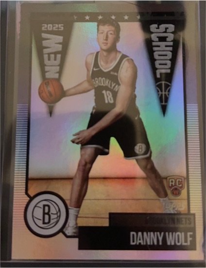 2025 Topps Basketball New School #NS-27 Danny Wolf — front