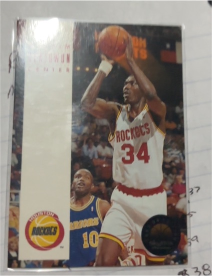 1993-94 SkyBox Premium #81 Hakeem Olajuwon — front