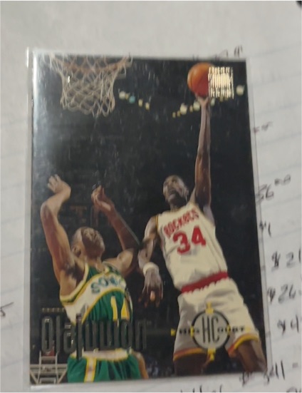 1993-94 Topps Stadium Club Hakeem Olajuwon #HC — front