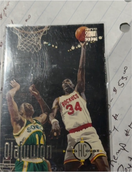 1993-94 Topps Stadium Club #64 Hakeem Olajuwon — front