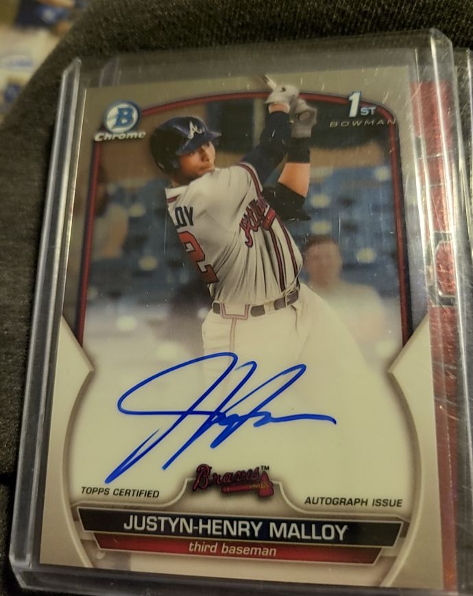 2023 Bowman Chrome #CPA-JMA Justyn-Henry Malloy — front