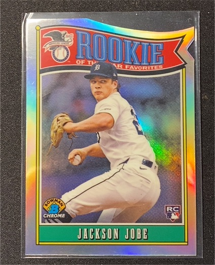 2025 Bowman Chrome #ROY-3 Jackson Jobe Rookie of the Year Favorites — front