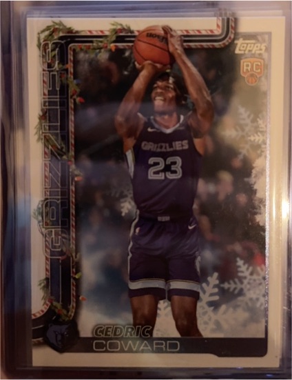 2025-26 Topps #211 Cedric Coward — front