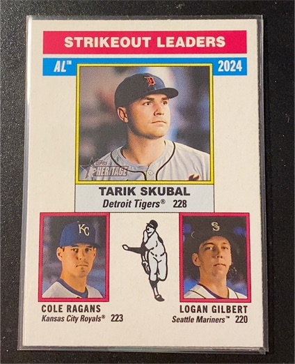 2025 Topps Heritage #204 Tarik Skubal — front