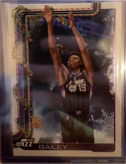 2025-26 Topps Holiday #H165 Ace Bailey — front