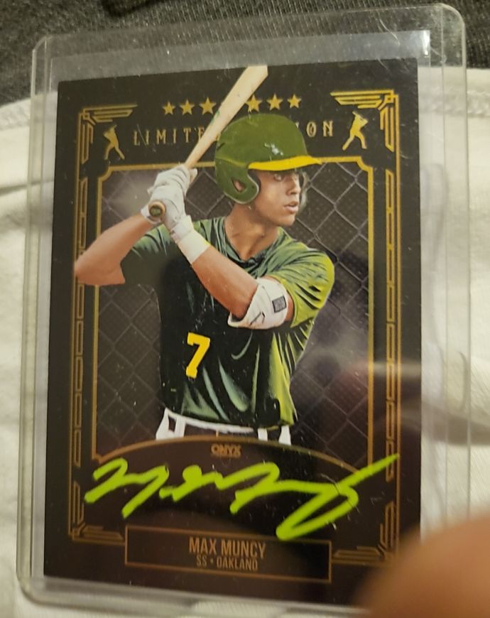 2024 Onyx Spring Signings Limited Edition #LEMAMU Max Muncy — front