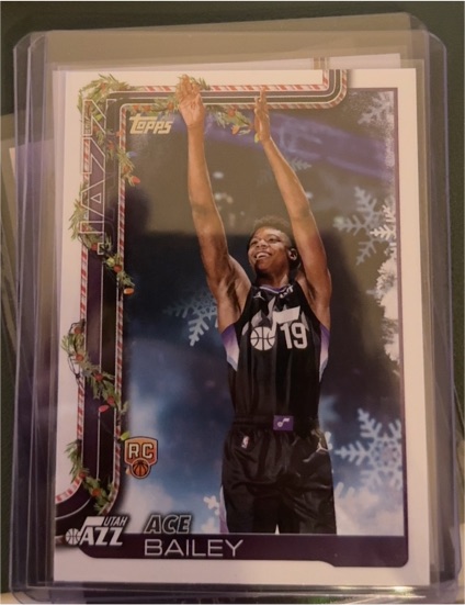 2025-26 Topps Holiday #H165 Ace Bailey — front