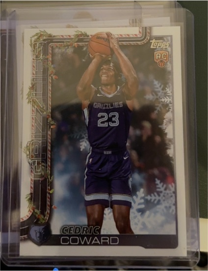 2025-26 Topps #211 Cedric Coward — front
