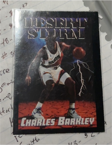 1993-94 Skybox Premium #332 Charles Barkley Desert Storm — front