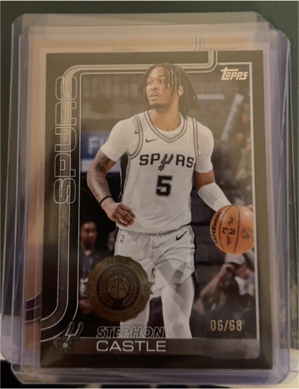 2025-26 Topps #197 Stephon Castle — front