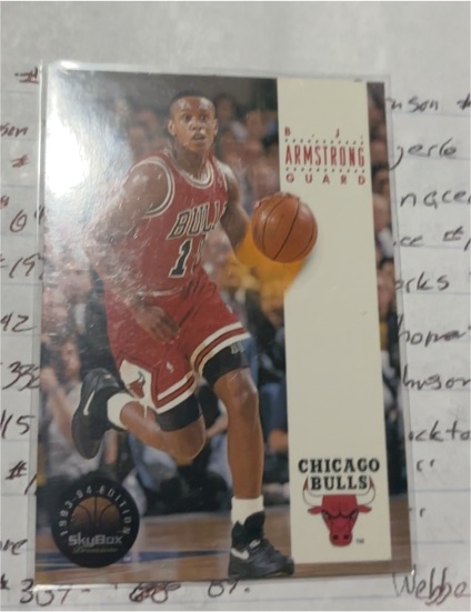 1993-94 Skybox Premium #42 B.J. Armstrong — front