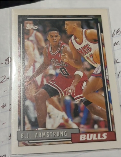 1992-93 Topps #73 B.J. Armstrong — front