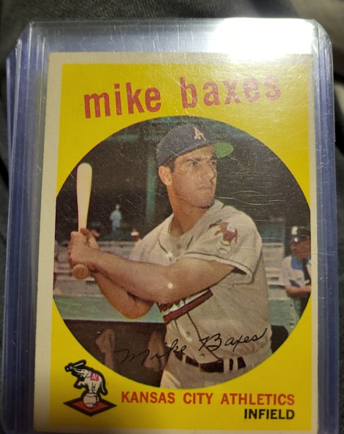 1959 Topps #381 Mike Baxes — front