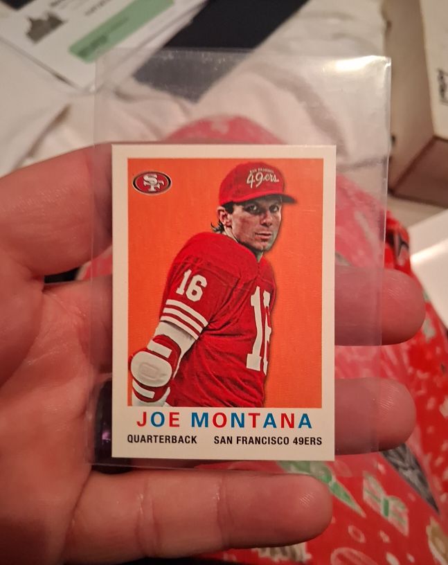 2013 Topps #63 Joe Montana 1959 Minis San Francisco 49ers — front
