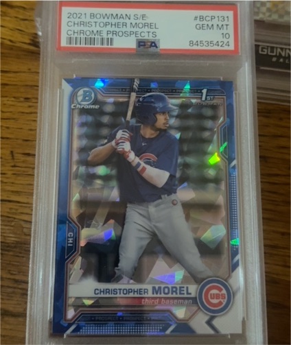 2021 Bowman Chrome Prospects #BCP-131 Christopher Morel — front