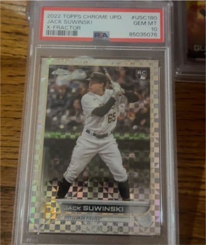2022 Topps Chrome Update #USC180 Jack Suwinski X-Factor — front