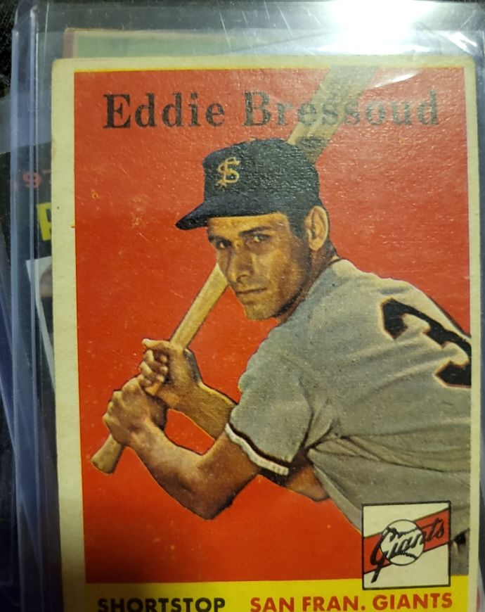 1958 Topps #263 Eddie Bressoud — front