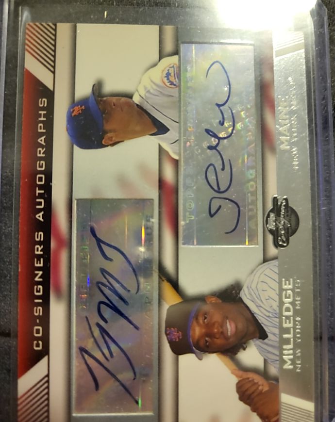 2007 Topps Co-Signers Dual Autographs #CS-MA John Maine Philip Humber — front