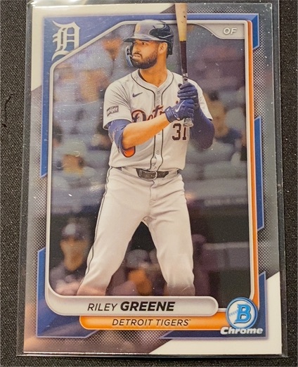 2024 Bowman Chrome #36 Riley Greene — front