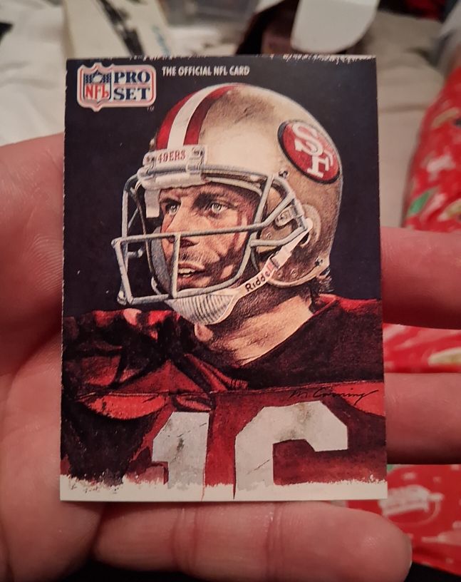 1991 Pro Set #387 Joe Montana — front