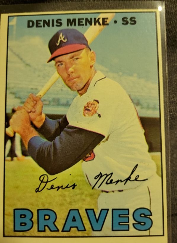 1967 Topps #518 Denis Menke — front