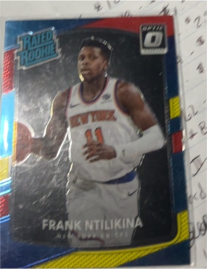 2017-18 Panini Donruss Optic #171 Frank Ntilikina — front