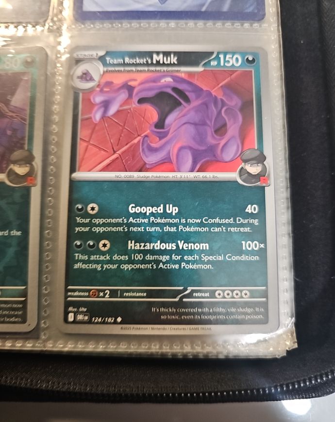 2025 Pokémon SV10: Destined Rivals #124 Team Rocket's Muk — front
