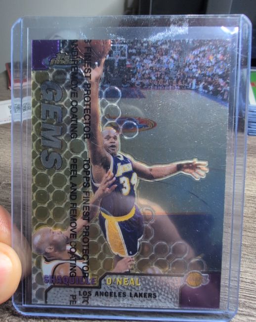 1999 Topps Finest #106 Shaquille O'Neal — front