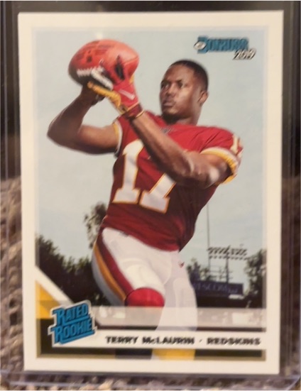 2019 Donruss #329 Terry McLaurin Rated Rookie — front