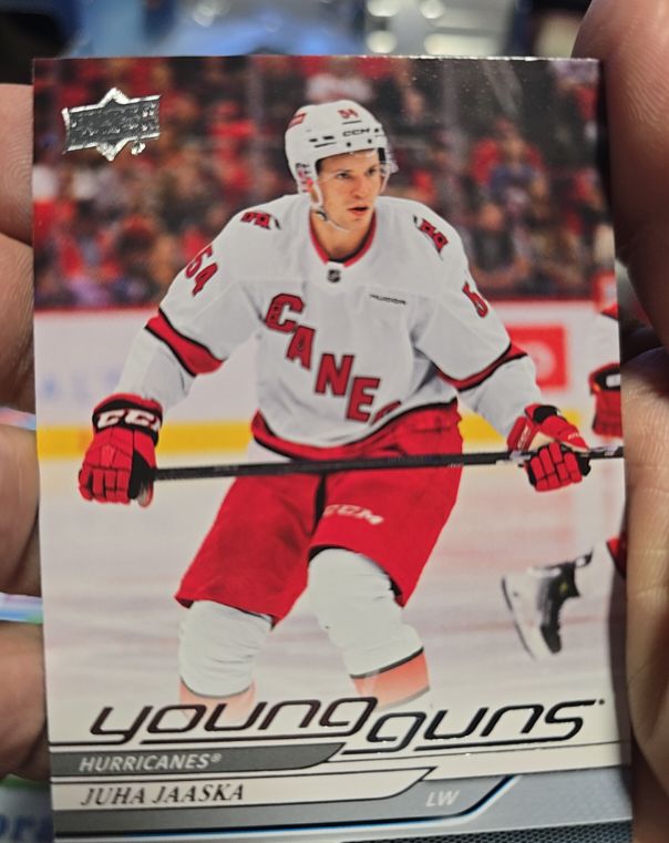 2024-25 Upper Deck Extended Series Young Guns #718 Juha Jaaska — front