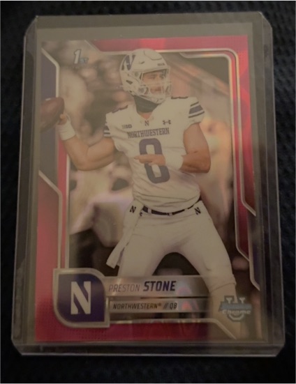 2025 Bowman Chrome University #198 Preston Stone — front