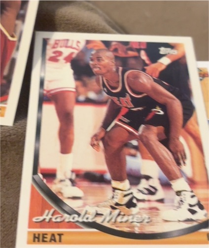 1993-94 Topps Gold #246 Harold Miner — front