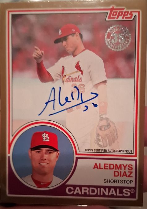 2018 Topps 35th Anniversary #83A-ADI Aledmys Diaz — front