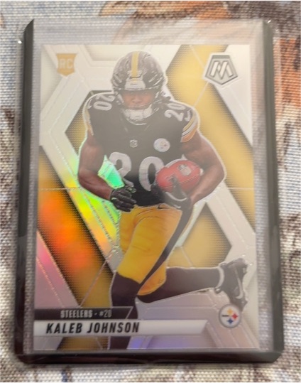 2025 Panini Mosaic #315 Kaleb Johnson — front