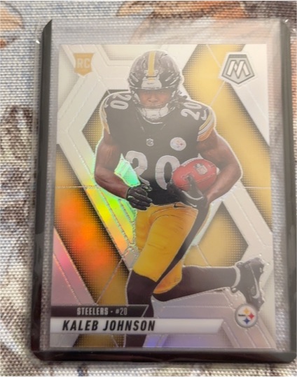 2020 Panini Mosaic #RC Kaleb Johnson — front
