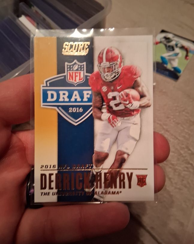 2016 Score NFL Draft #5 Derrick Henry — front