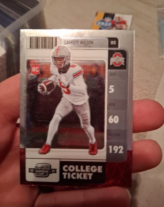 2022 Panini Chronicles Draft Picks Contenders Optic #26 Garrett Wilson — front
